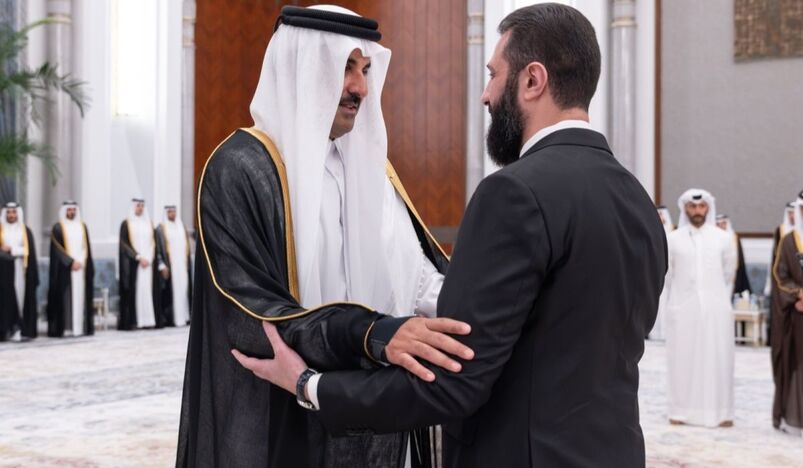 Syrian President Ahmad al-Sharaa Arrives in Doha to Honor Qatar's Father Amir